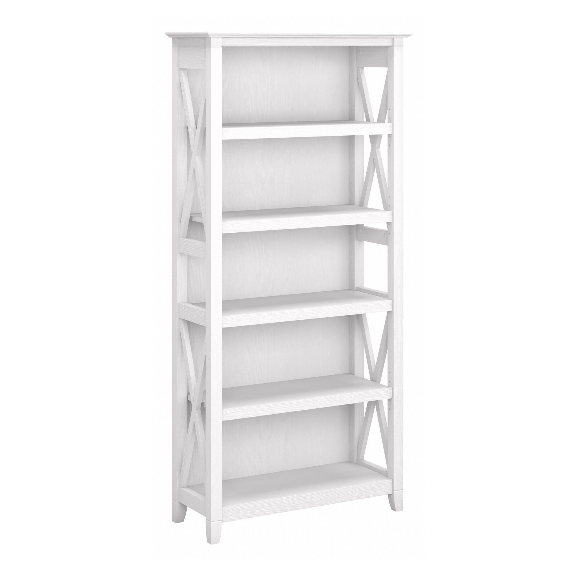 Amazon.com: Bush Home Tall 5 Shelf Bookcase for Living Room or